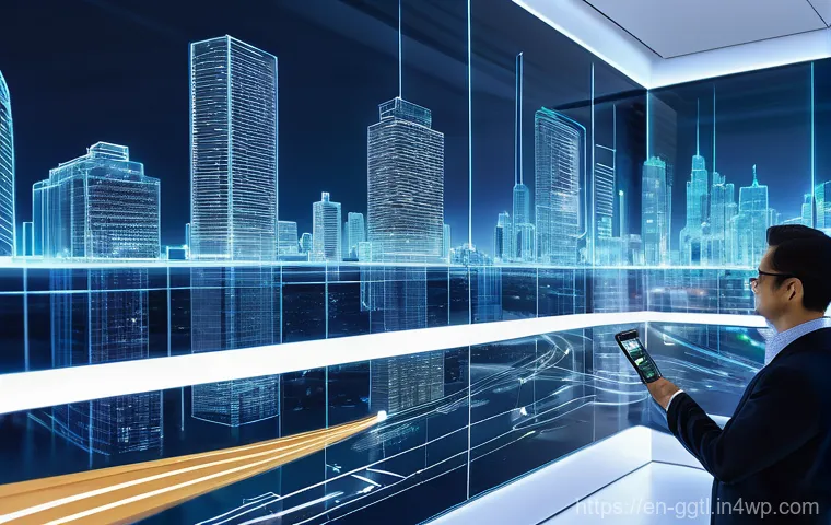 디지털 트윈을 통한 전략적 계획 수립 - **Prompt 1: Futuristic Urban Planning with Digital Twin**
"A diverse team of urban planners and ...